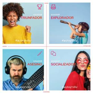 Tipos de jugador según Richard Bartle - Comportamientos gamificación - Playmotiv
