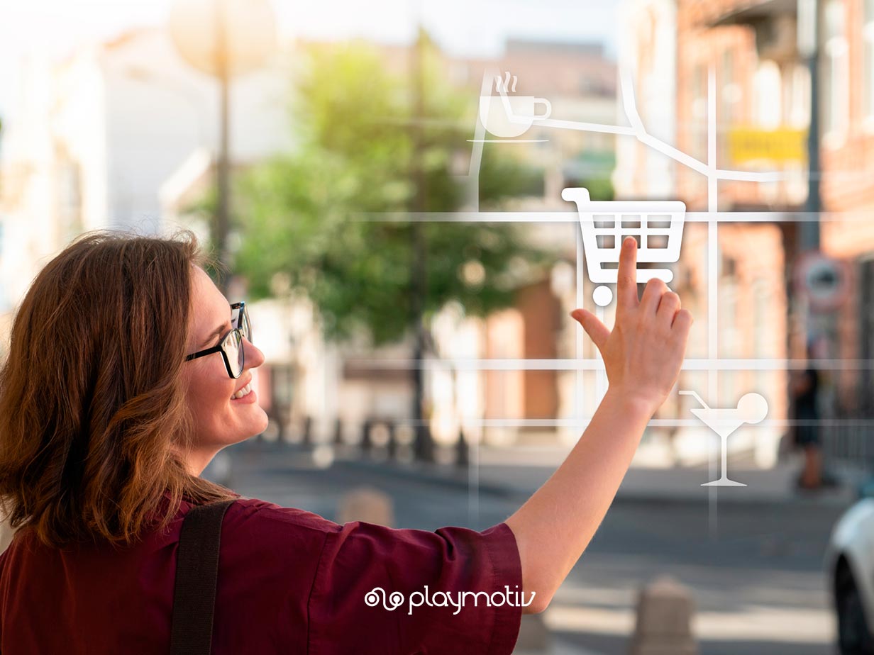 Realidad aumentada, digital signage y mobile apps - Gamificación in store - Playmotiv